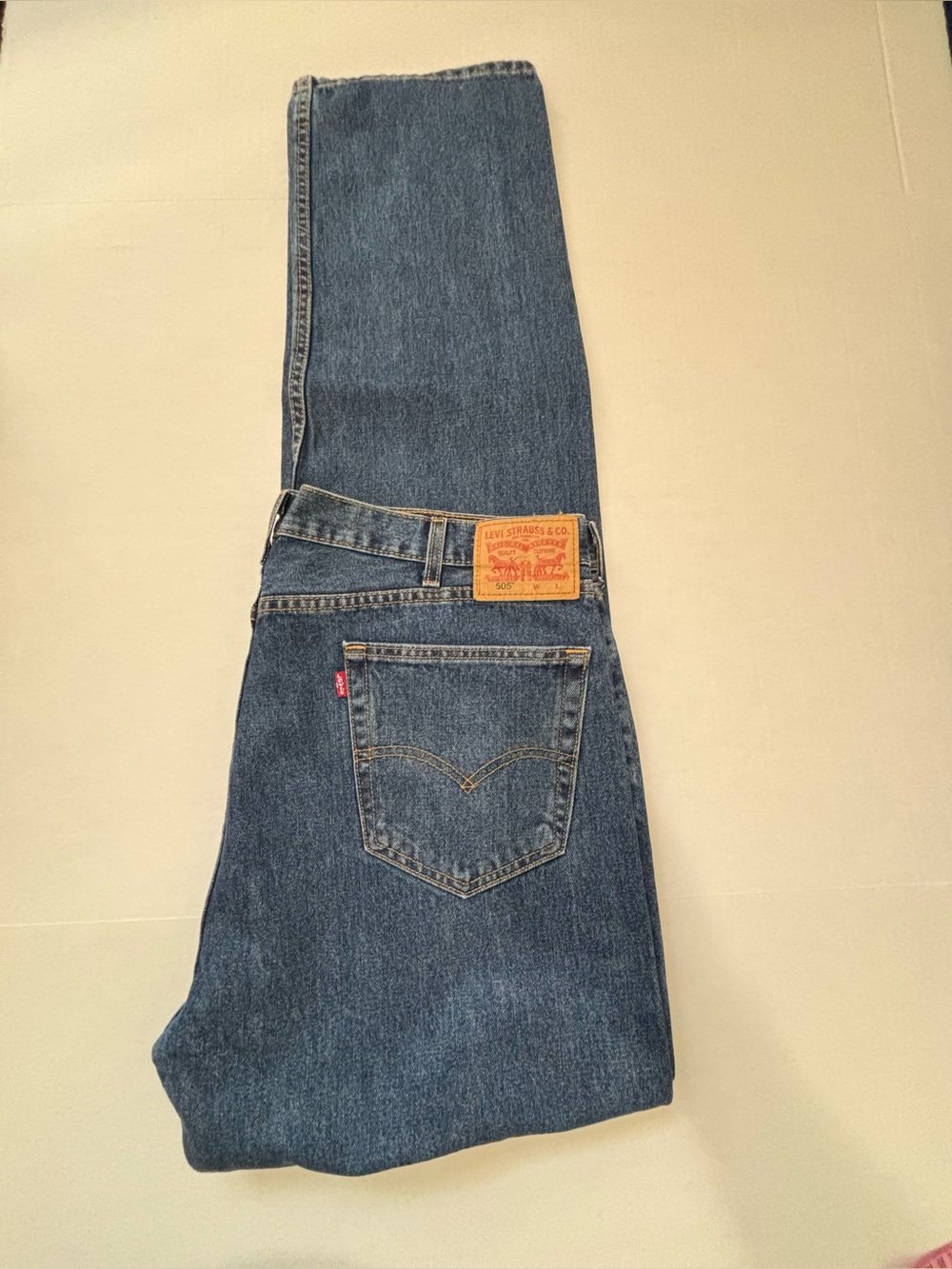 Levi’s 505 Men’s Jeans 40x38 Regular Straight Leg Blue NWOT